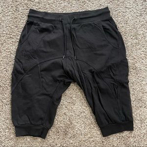 H&M Divided Mens Drop Crotch Jogger Shorts